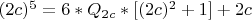 $(2c)^5=6*Q_{2c}*[(2c)^2+1]+2c$