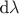 d\lambda