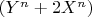 $(Y^n+2X^n)$