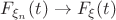 $F_{\xi_n}(t) \rightarrow F_{\xi}(t)$
