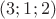 $(3З;1;2)$