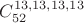$C_{52}^{13,13,13,13}$