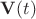$\mathbf V(t)$