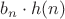 $b_n \cdot h(n)$ $b_n \cdot h(n)$