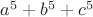 $a^5+b^5+c^5$