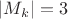 $|M_k|=3$