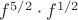 $f^{5/2}\cdot f^{1/2}$ $f^{5/2}\cdot f^{1/2}$