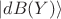 $\vert dB(Y)\rangle$