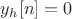$y_h[n] = 0$