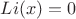 $Li(x)=0$