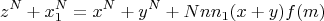 $$z^N+x_1^N=x^N+y^N+Nnn_1(x+y)f(m)$$