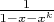 $\frac 1{1-x-x^k}$