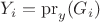 $Y_i = \operatorname{pr}_y(G_i)$