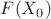 $F(X_0)$