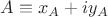 $A\equiv x_{A}+iy_{A}$