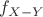 $f_{X-Y}$ $f_{X-Y}$