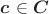 \boldsymbol{c} \in \boldsymbol{C} \boldsymbol{c} \in \boldsymbol{C}