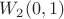 $W_2(0,1)$