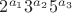 $2^{a_1}3^{a_2}5^{a_3}$