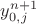 $y^{n+1}_{0,j}$