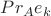 $Pr_A e_k$