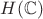 $H(\mathbb C)$