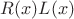 $R(x)L(x)$
