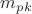$m_{pk}$