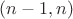 $(n-1,n)$