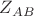 $Z_{AB}$
