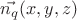 $\vec{n_q}(x,y,z)$