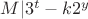 $M|3^{t}-k2^{y}$