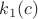 $k_1(c)$