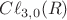 $C\ell_{3,0}(R)$