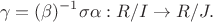 $$\gamma = (\beta)^{-1} \sigma \alpha: R/I\to R/J.$$