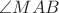 $ \angle {MAB}$