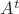 $A^t$