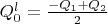 $Q_0^l=\frac{-Q_1+Q_2}{2}$