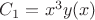 $C_1=x^3y(x)$