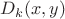 $D_k(x,y)$