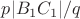 $p|B_1C_1|/q$