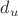 $d_u$