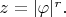 $z=|\varphi|^r.$