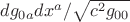 $dg_{0a}dx^a/\sqrt{c^2g_{00}}$ $dg_{0a}dx^a/\sqrt{c^2g_{00}}$