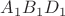 $A_1B_1D_1$ $A_1B_1D_1$
