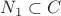 $N_1\subset C$