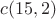$c(15,2)$