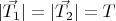 $|\vec{T_1}|=|\vec{T_2}|=T$