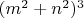 $(m^2+n^2)^3$
