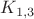 $K_{1,3}$